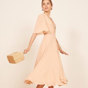 Reformation Rhodes Dress Blush (NEW with tags NWT)